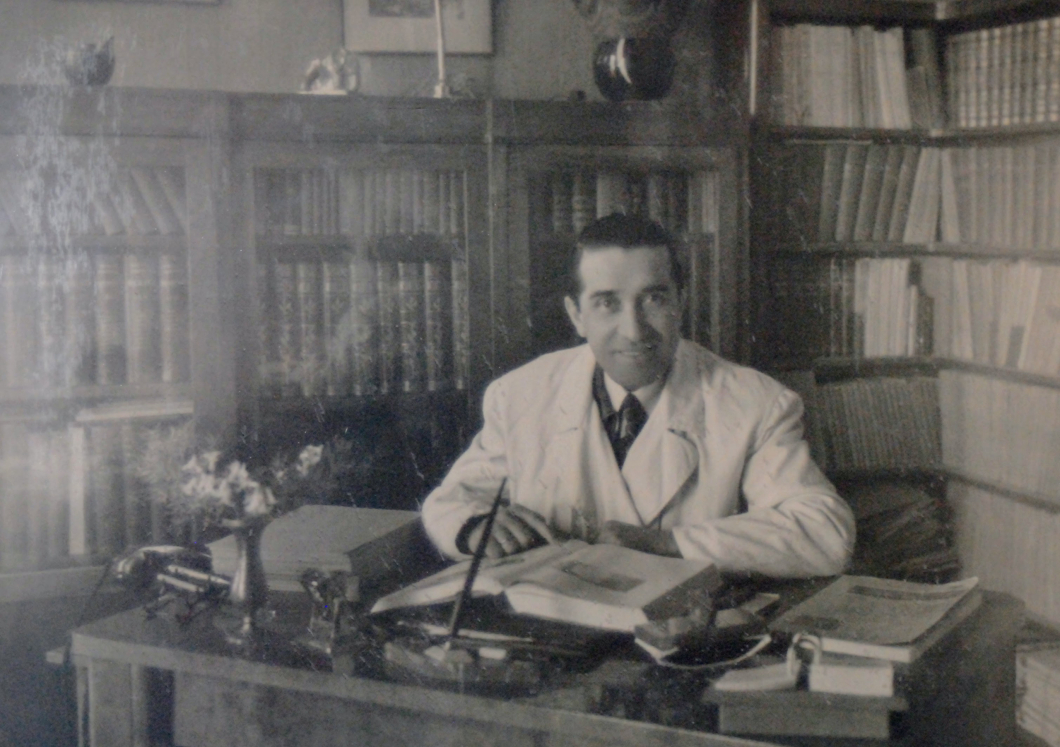 The donor of the Megaron, Professor Dimitrios Antonopoulos