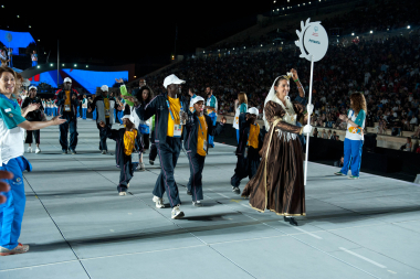 From the opening ceremony of the Special Olympics. June 2011