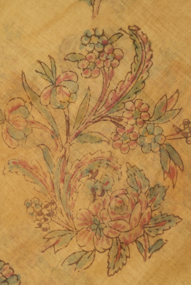 Detail of the printed decoration