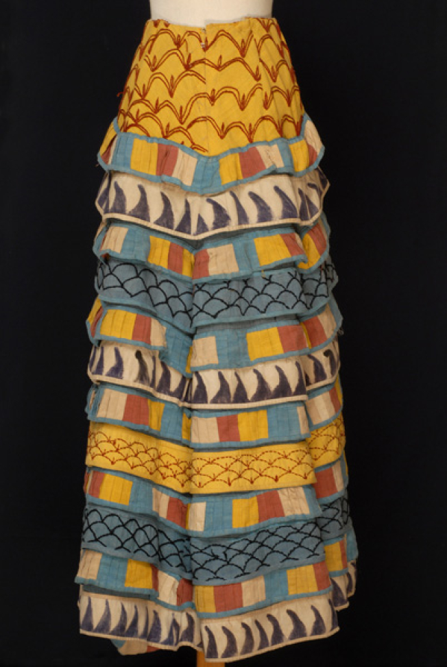 Skirt from the costume of a Priestess's retinue, back