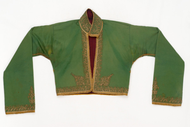 Libadi, women's, sleeved jacket made of roucho