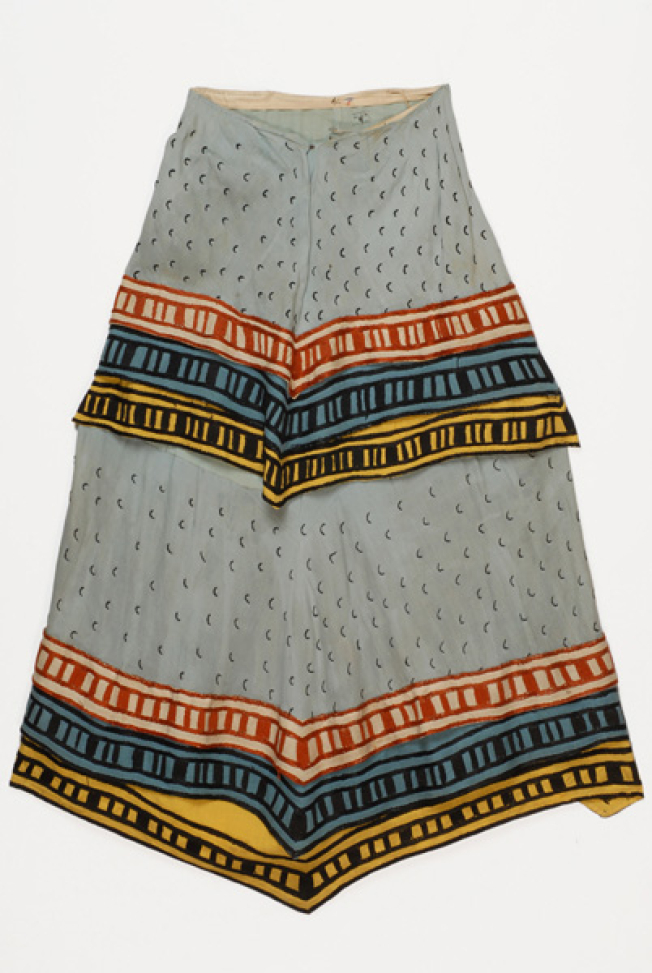 Minoan type skirt, back
