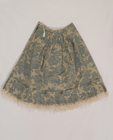 Misofoustano orfoustana, skirt made of cotton brocaded fabric