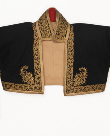 Women's sleeved jacket made of drap (woollen cloth)