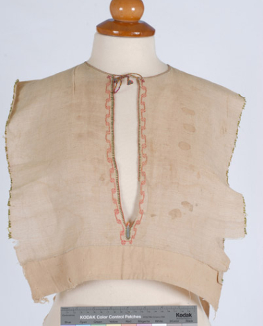 Front part of the bodice