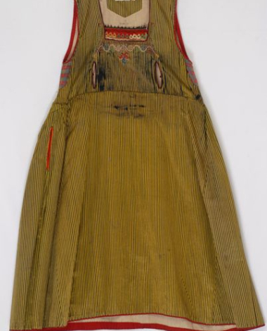 Sleeveless, festive foustani (dress) from Metaxades