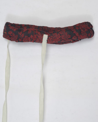 Tsaki, fabric printed strap, headdress accessory