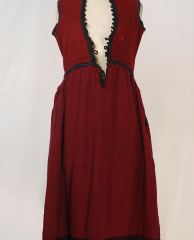 Fousta, sleeveless, woollen foustani (dress)