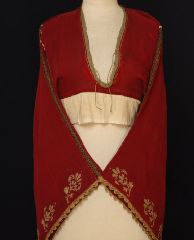 Front of the bodice