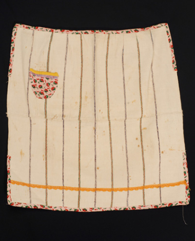 Woollen, handwoven apron