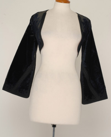 Velvet kamizoli, sleeved jacket
