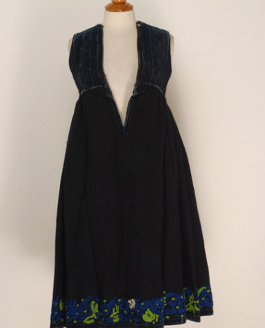 Foustani (dress) made of blue garment