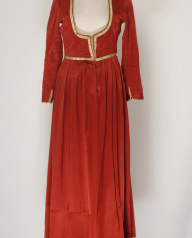 Bridal foustani (dress) from Leukas: front