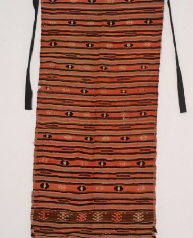 Handwoven wool apron from Attica