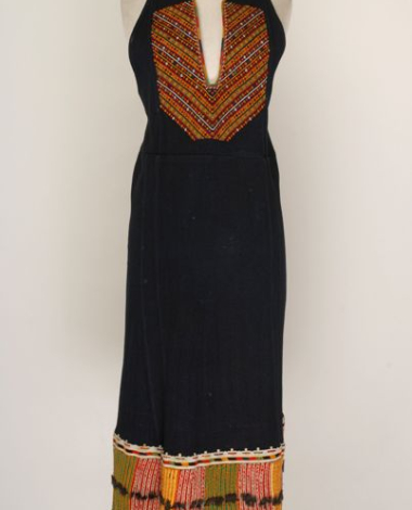 Tsoukna, sleeveless dress worn by young women from Kavakli