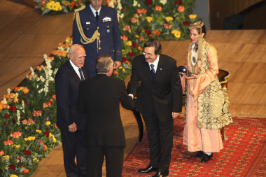 At the ceremony for the Onassis Prizes in 2006