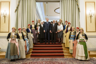 Από την επίσημη υποδοχή του Προέδρου της Τουρκίας ΡετζέπΤαγίπ Ερντογάν το 2017