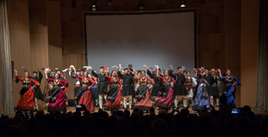 Χορευτική παράσταση στο Πολιτιστικό Κέντρο της Αρχιεπισκοπής Τιράνων. 15 Μαΐου 2016