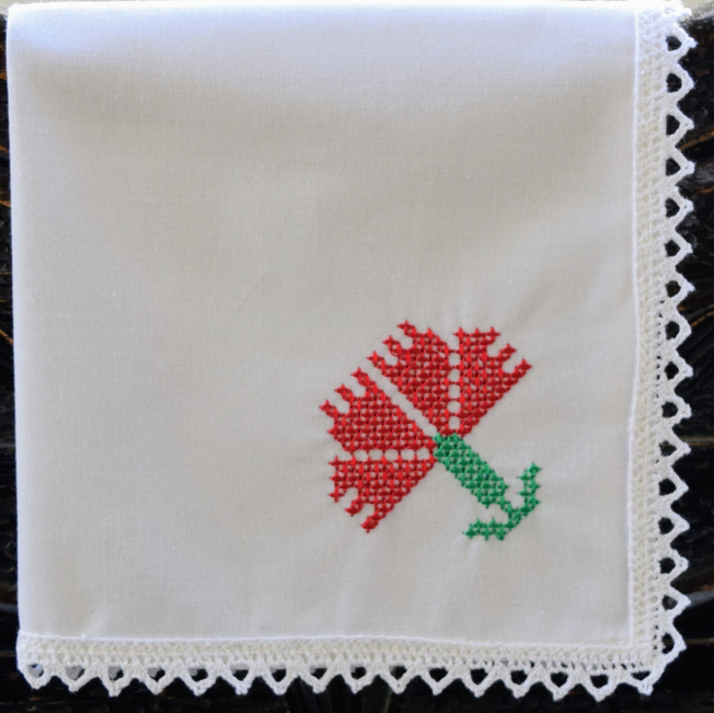 Handkerchief "Carnation"