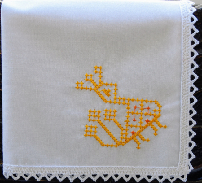 Handkerchief "Peacock"
