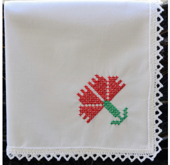 Handkerchief "Carnation"