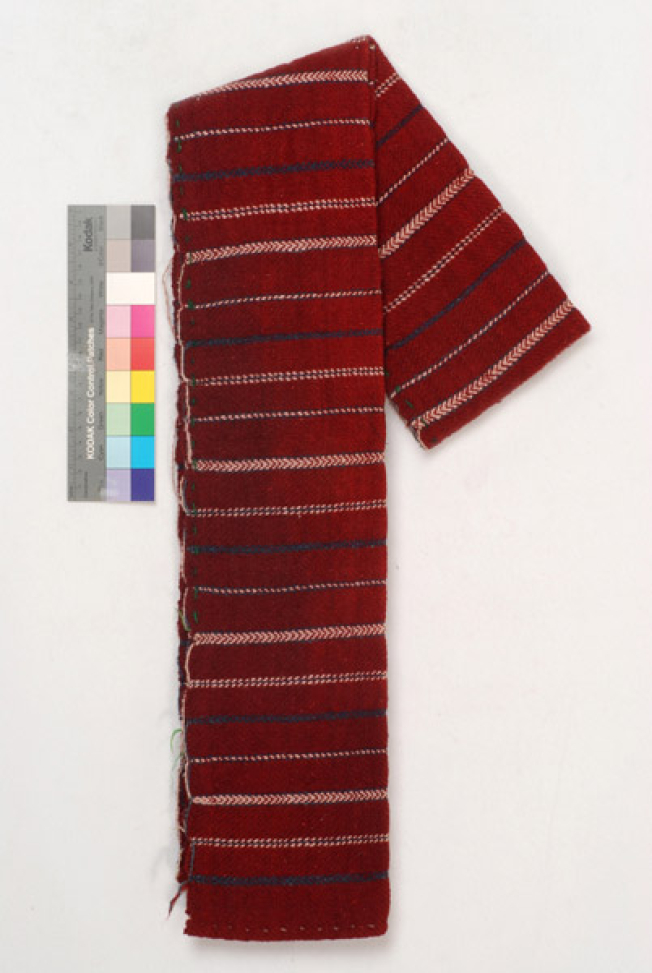 Dimeten poias me chourki, woven, striped sash