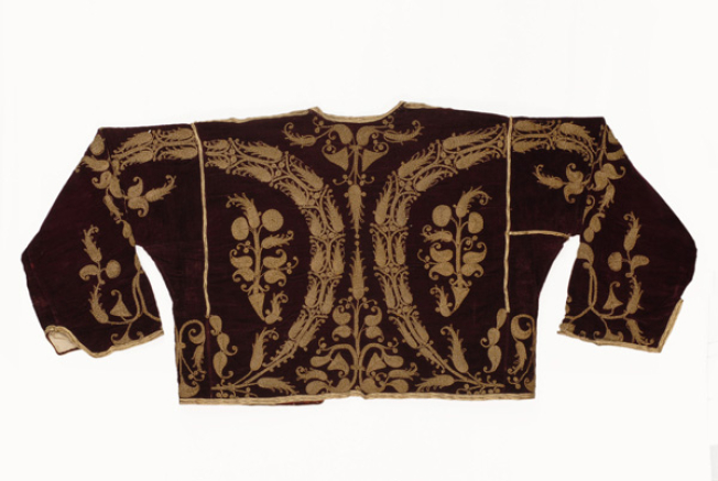 Sleeved jacket, back