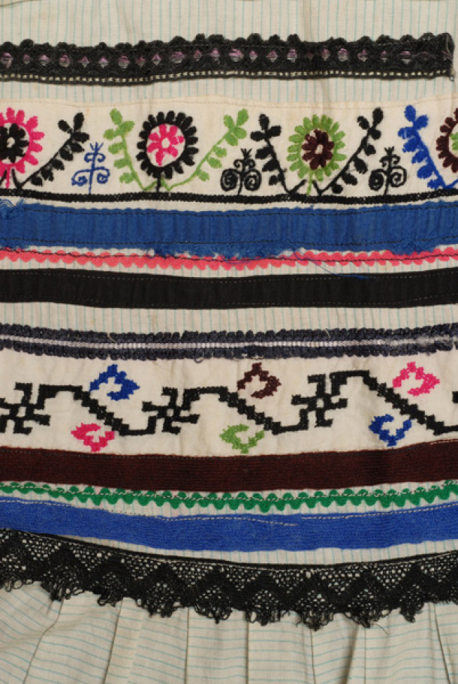 Embroidered and applique decoration