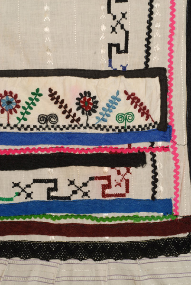 Embroidery and applique decoration