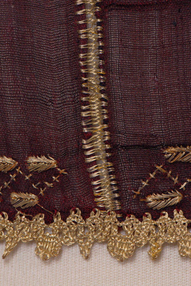 Border, detail of the joint