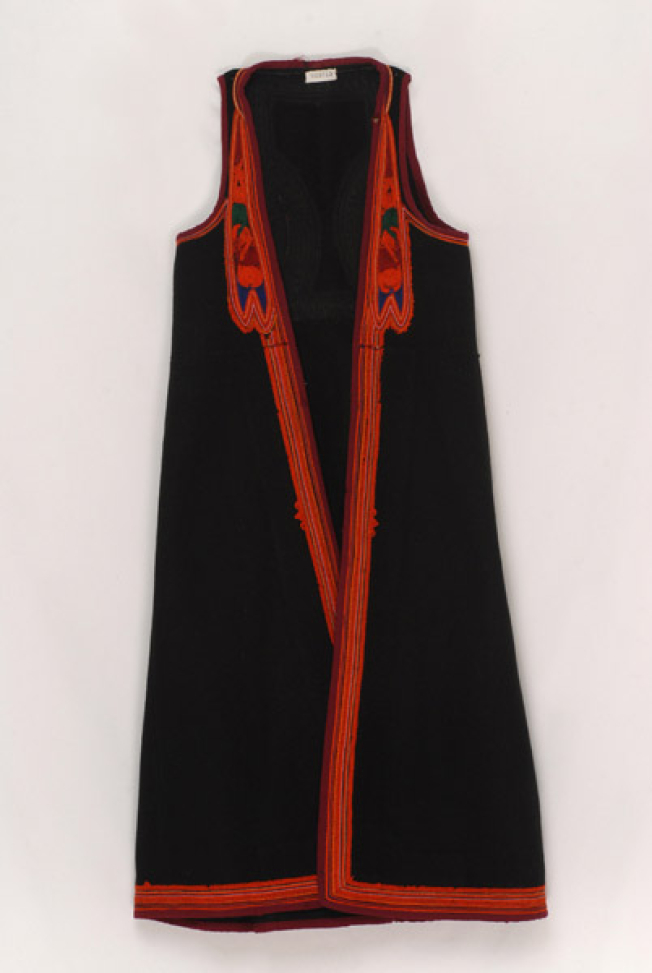Flokato, women's sleeveless, winter overcoat