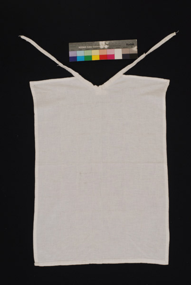 Cotton woven plastron 
