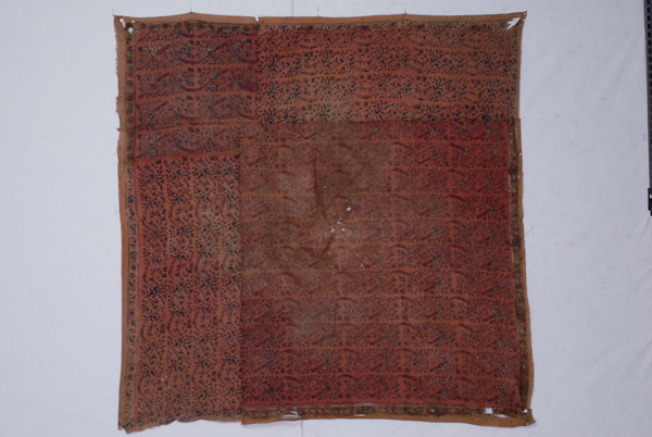 Mafesi, tseberi from Skiathos, painted in the kalemkeri technique