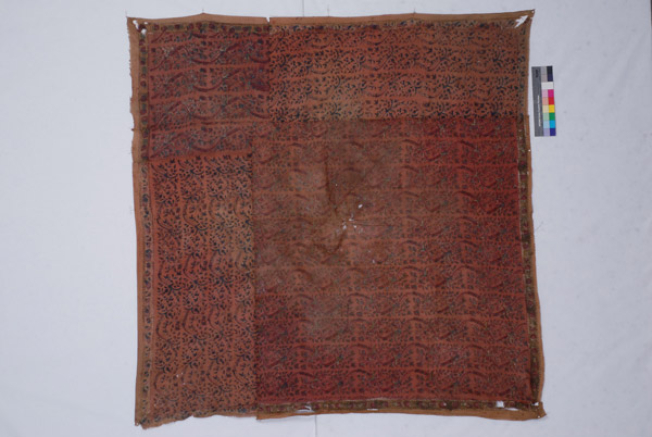 Mafesi, tseberi from Skiathos, painted in the kalemkeri technique