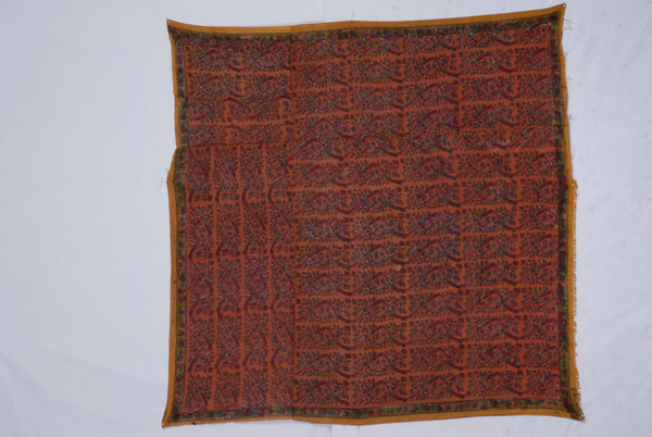 Mafesi, tseberi from Skiathos painted in the kalemkeri technique