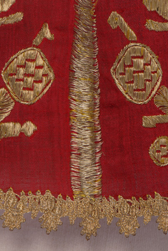 Border, detail of the joint