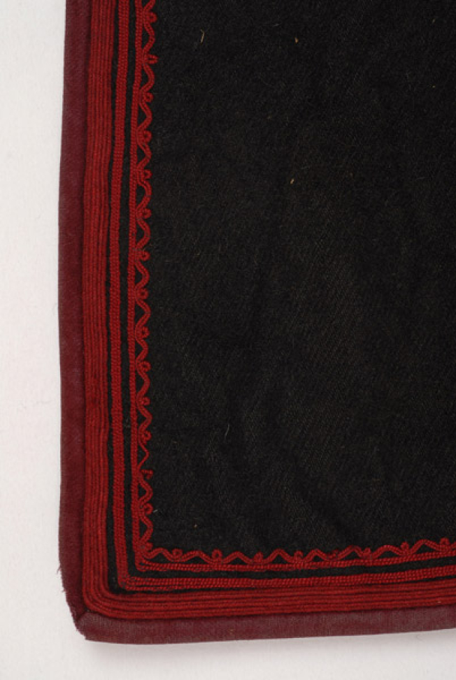 Detail of the applique decoration at brostari, kykla with one small eye