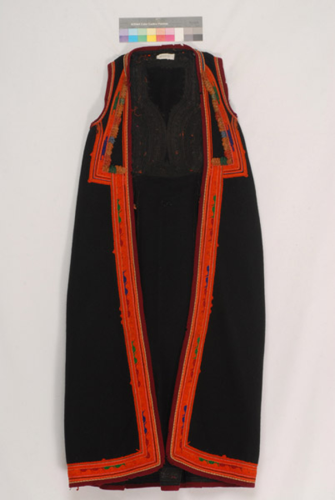 Flokato, women's, sleeveless, winter overcoat