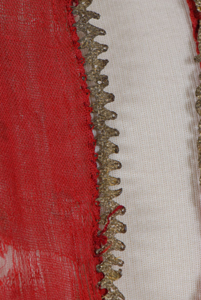 Plastron, detail of the decoration