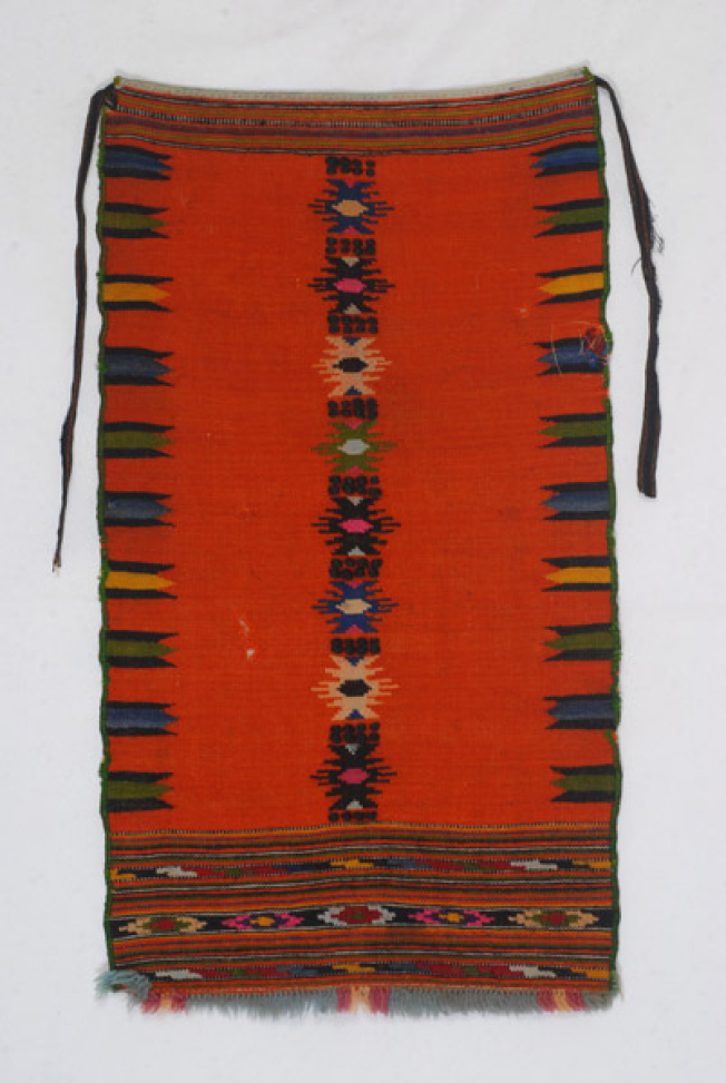 Pistirka with tsaganaious, women's apron from Kavakli