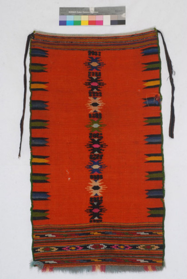Pistirka with tsaganaious, women's apron from Kavakli