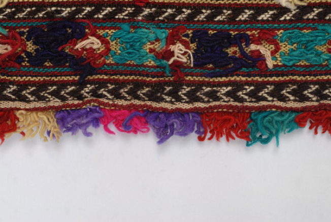 Detail of decoration, fringed ending 