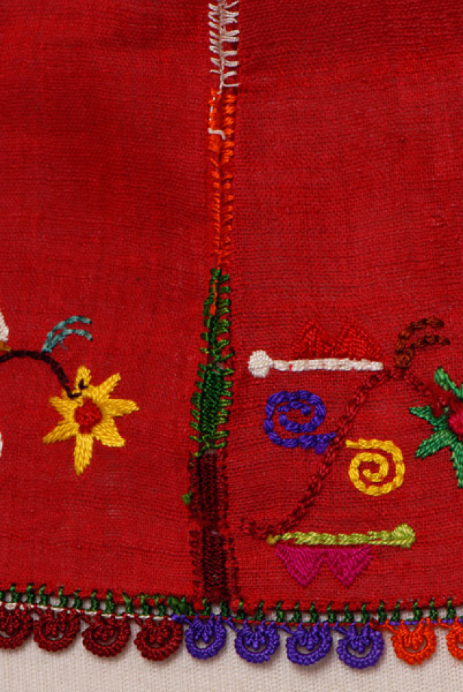 Border, detail of the joint