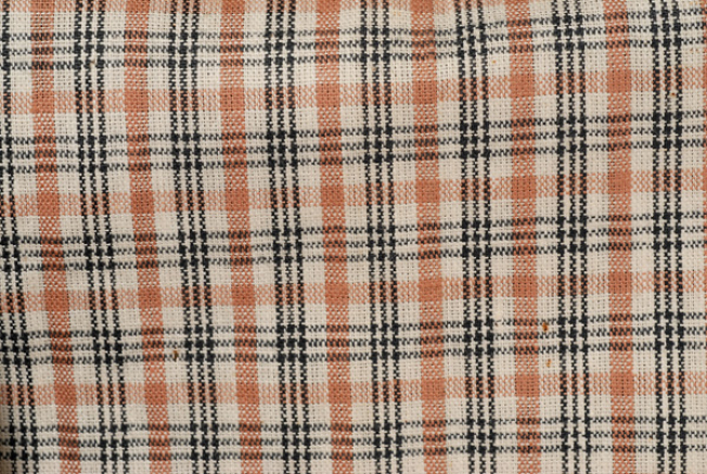Lining with checked cotton fabric