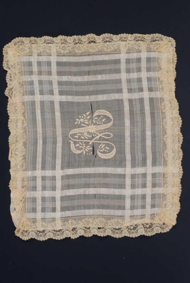 The monogrammed bridal pillowcase