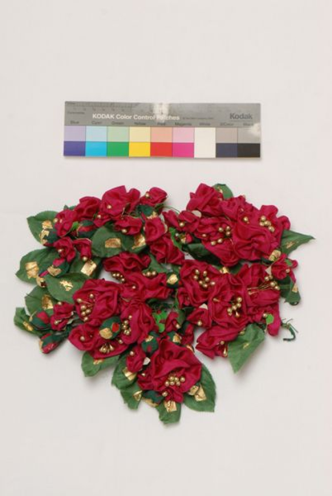 Αμύριστο λουλούδι, διακοσμητικό στοιχείο, εξάρτημα του νυφικού κεφαλοκαλύμματος