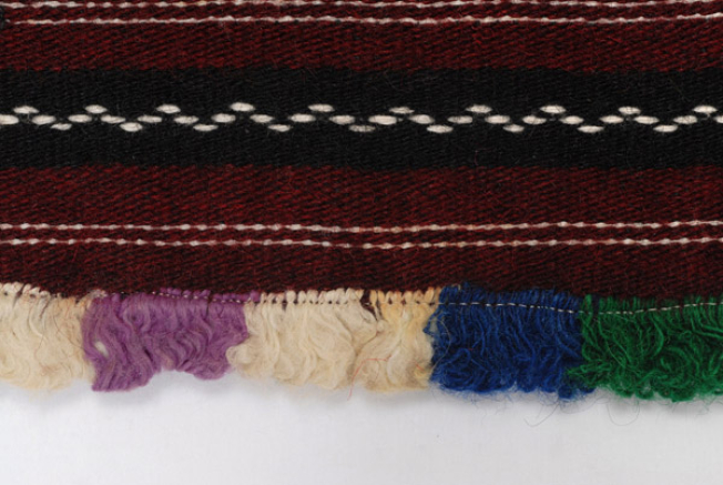Detail of the decoration, fringed edge