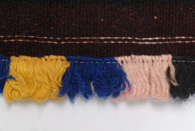 Detail of the decoration, fringed edge