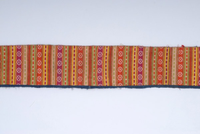 Front of the fabric 