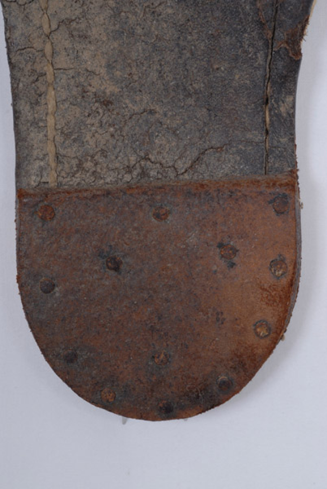Detail of the heel